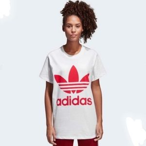 Adidas big trefoil tee